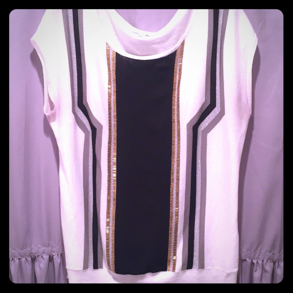 Ny&co short sleeve dressy top